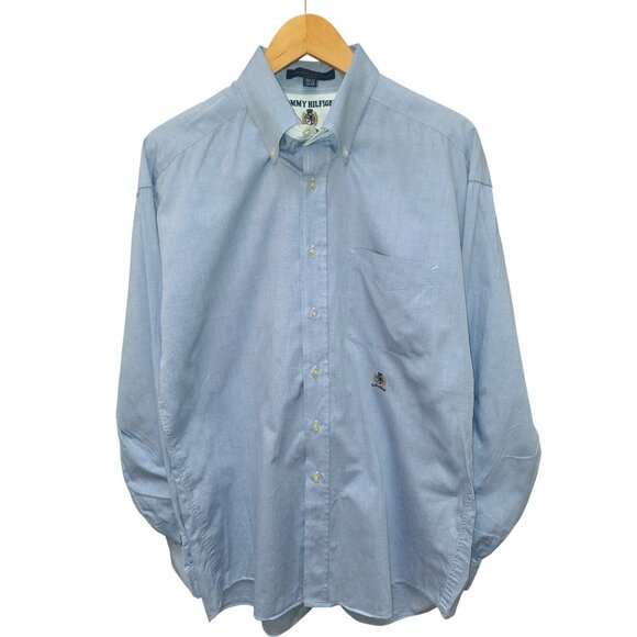 Tommy Hilfiger Other - VTG Tommy Hilfiger Mens Button-Down Blue Shirt 16 1/2 34-35